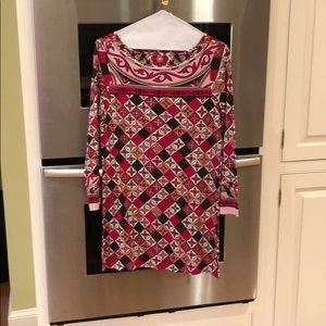 Tory Burch silk jersey tunic top